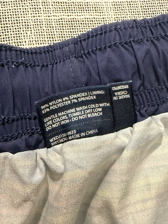 Southern Marsh Swim Trunks Men Medium Blue Duck Logo Elastic Waist Shorts - Picture 12 of 13